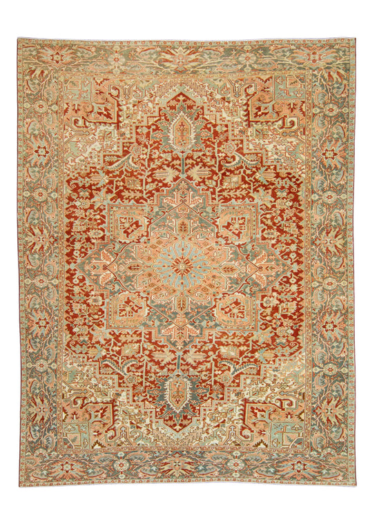 Turkish Vintage Rug  9'3" x 12'3" #22856