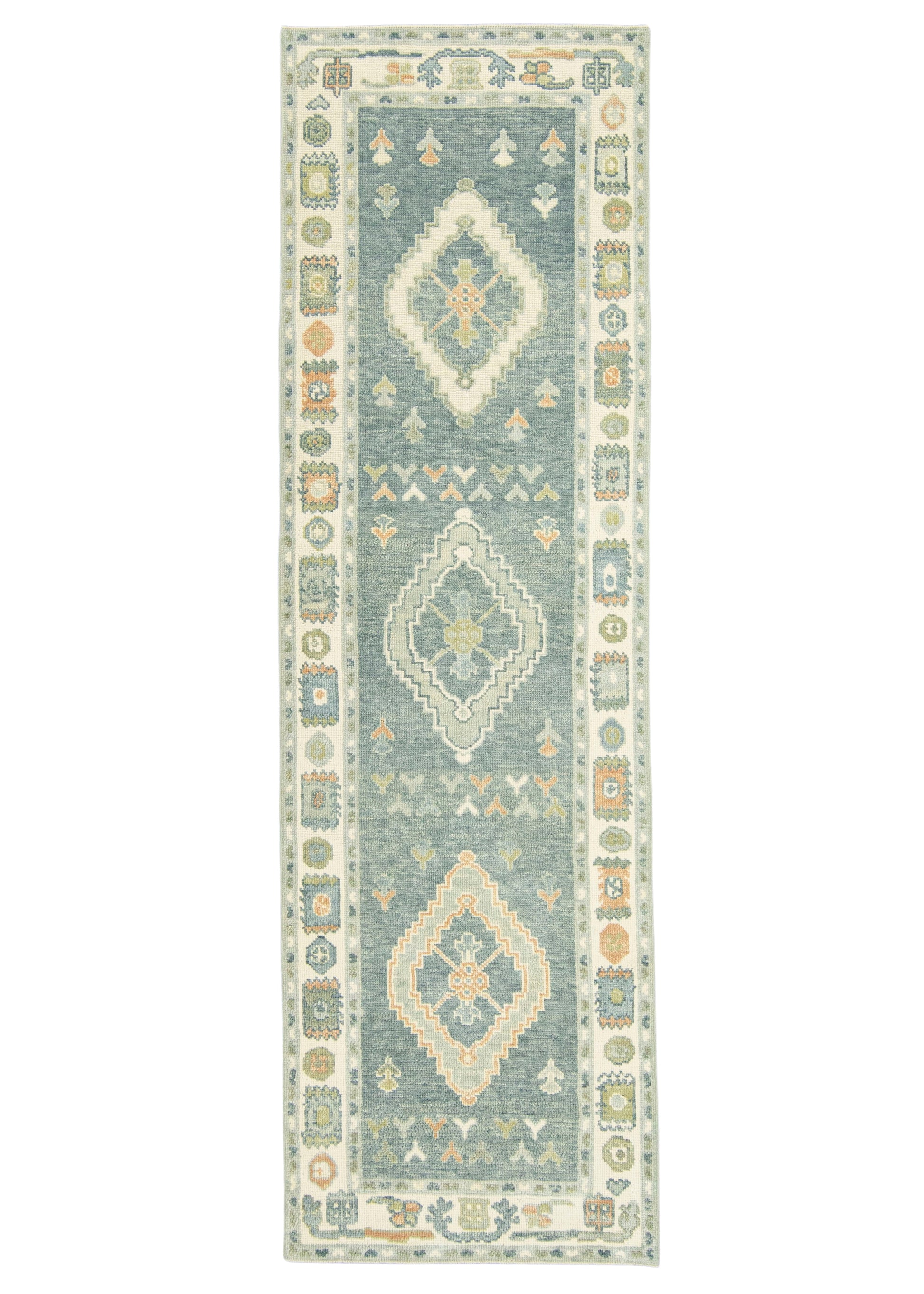 Turkish Oushak Rug 3' x 10' #22135