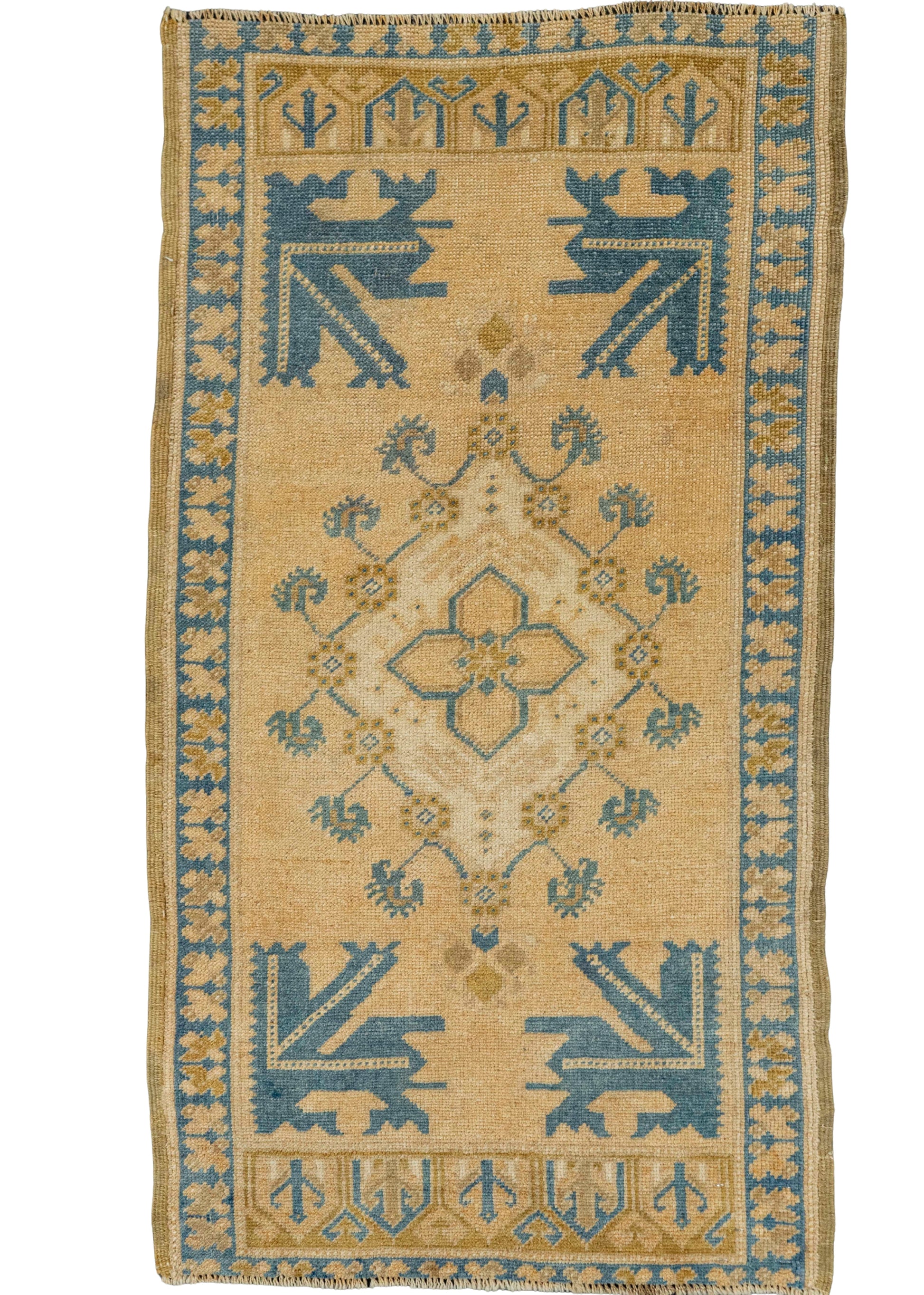 Turkish Yastik Rug  1'11" x  3'6" #22554