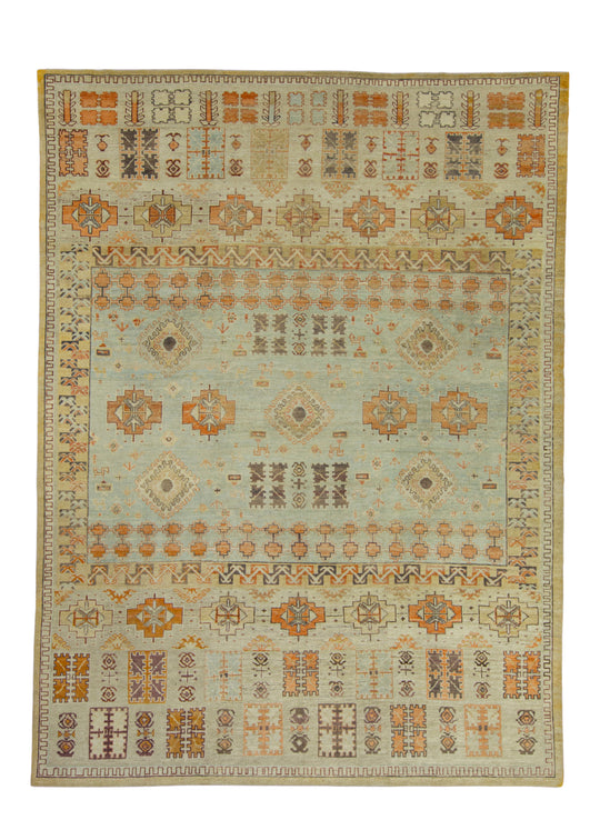 Turkish Oushak Rug 10'5" x 14'1" #16915