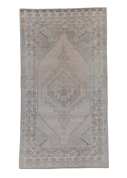 Turkish Vintage Anatolian Rug 4'5" x 8' #7034