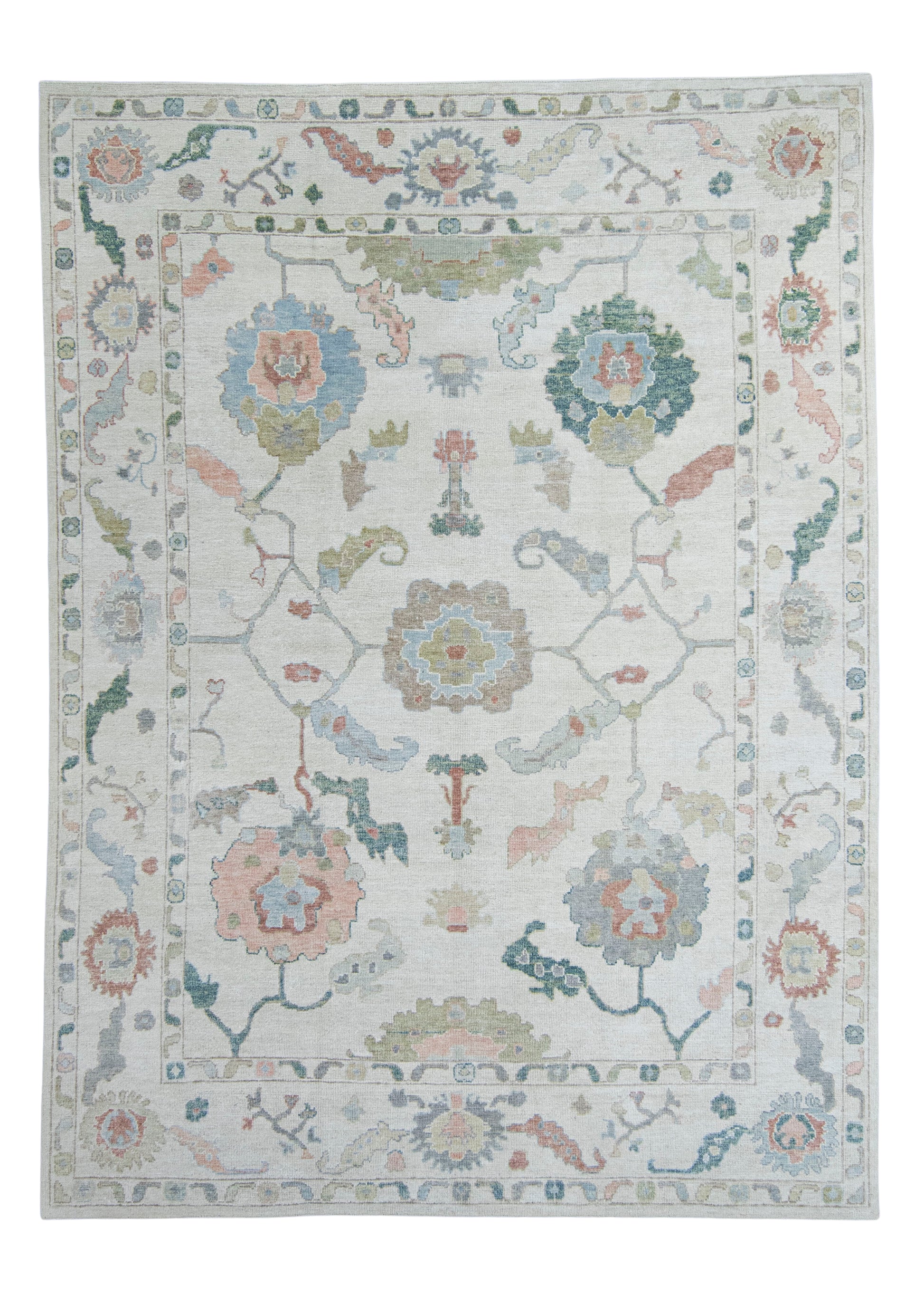 Turkish Oushak Rug 9'2" x 12'5" #20433