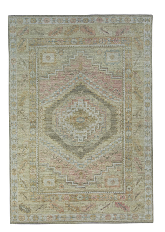 Turkish Oushak Rug 4'10" x 7' #17279