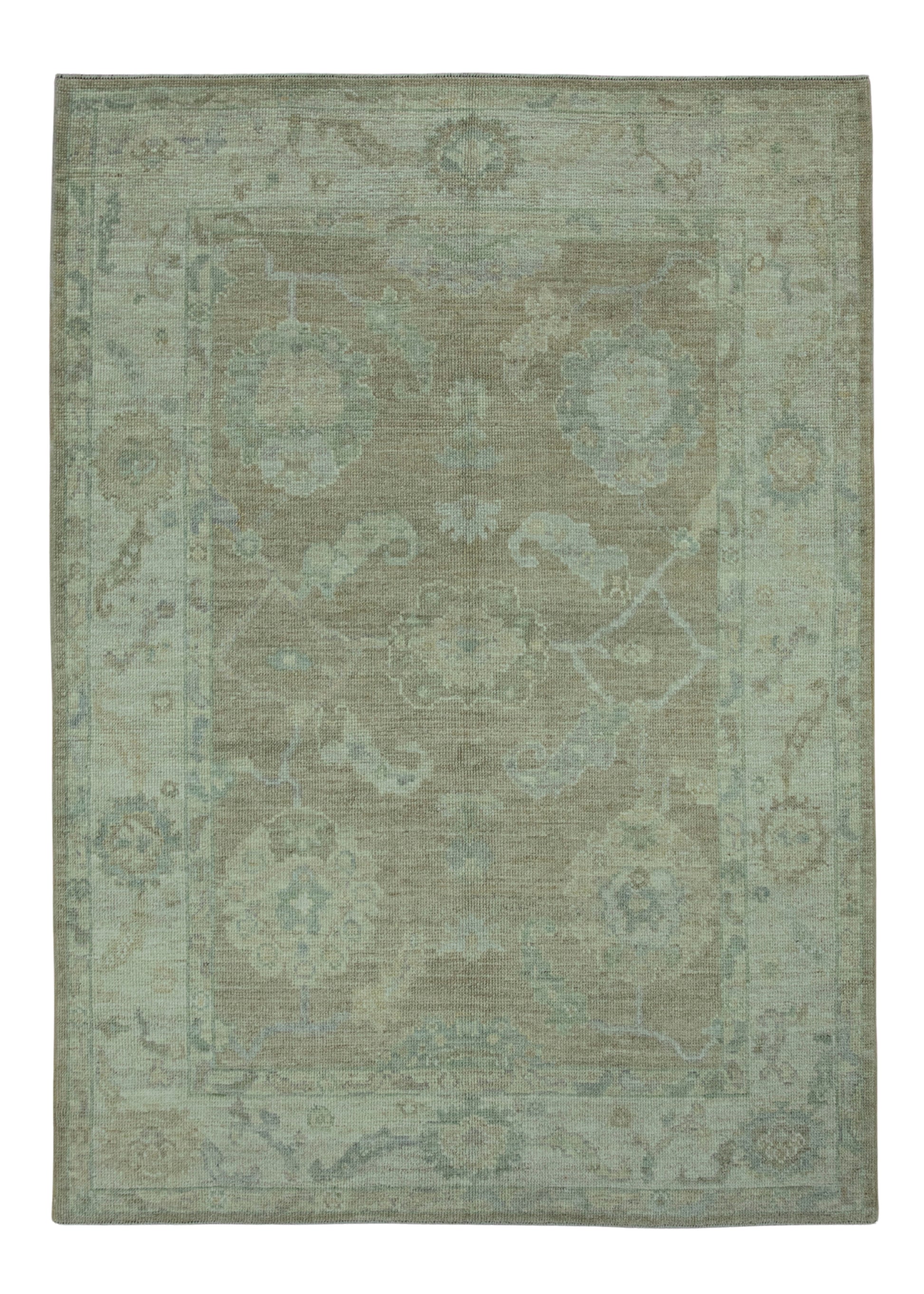 Turkish Oushak Rug 5' x 7' #19423