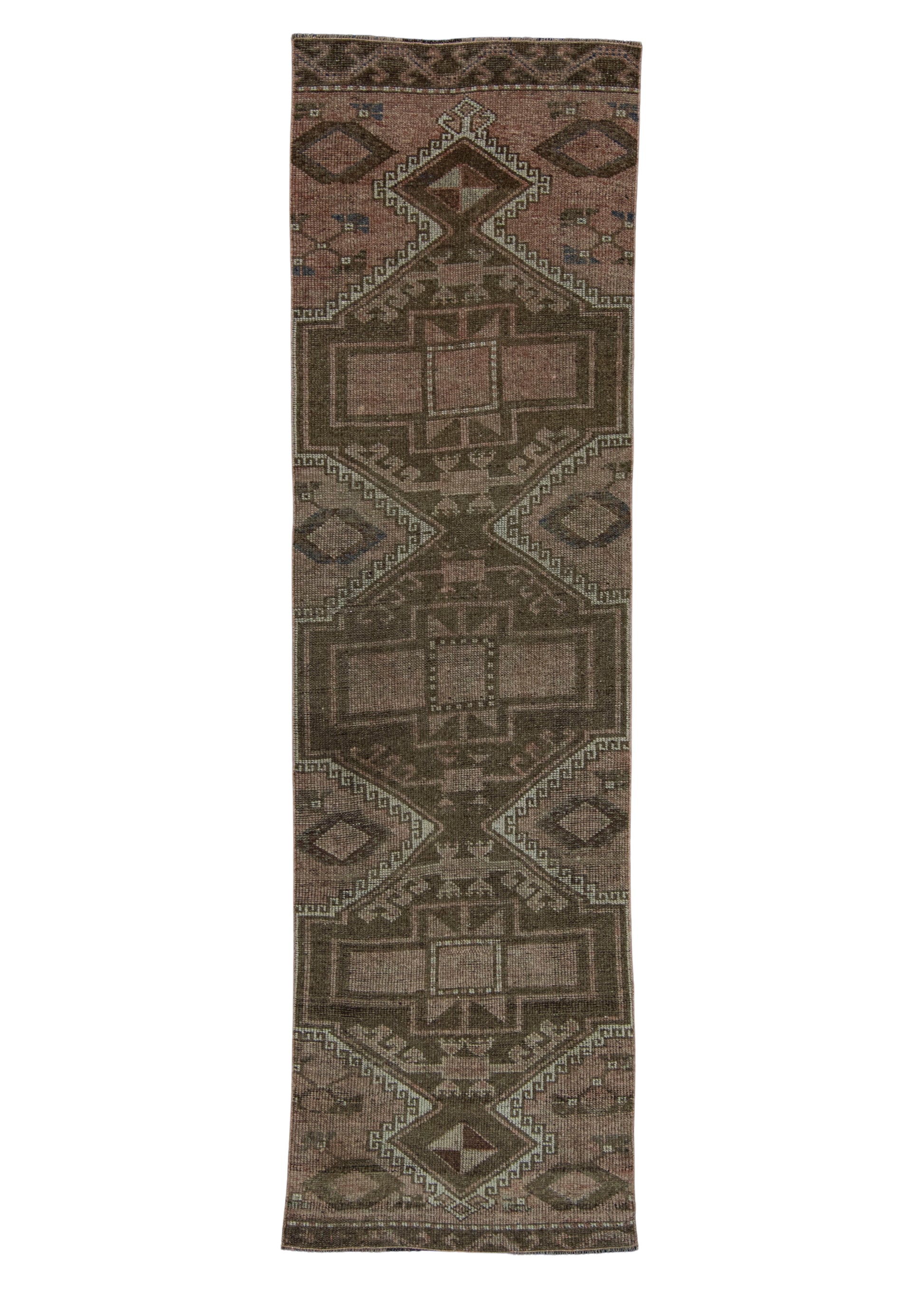 Turkish Vintage Rug 3' x 10'9" #19838