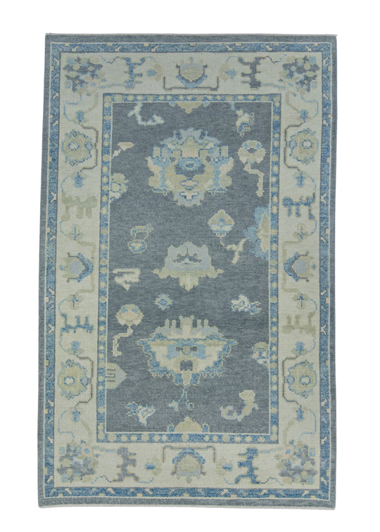 Turkish Oushak Rug 3'10" x 6'1" #17012
