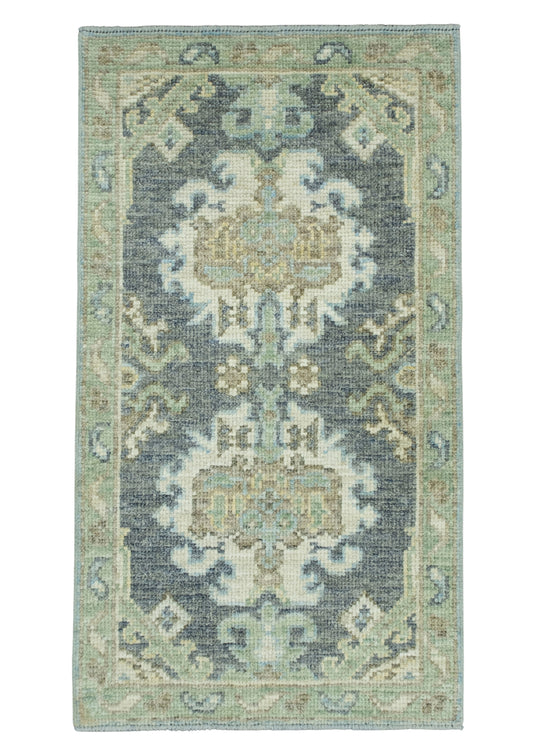 Turkish Oushak Rug 1'10" x 3'5" #17373