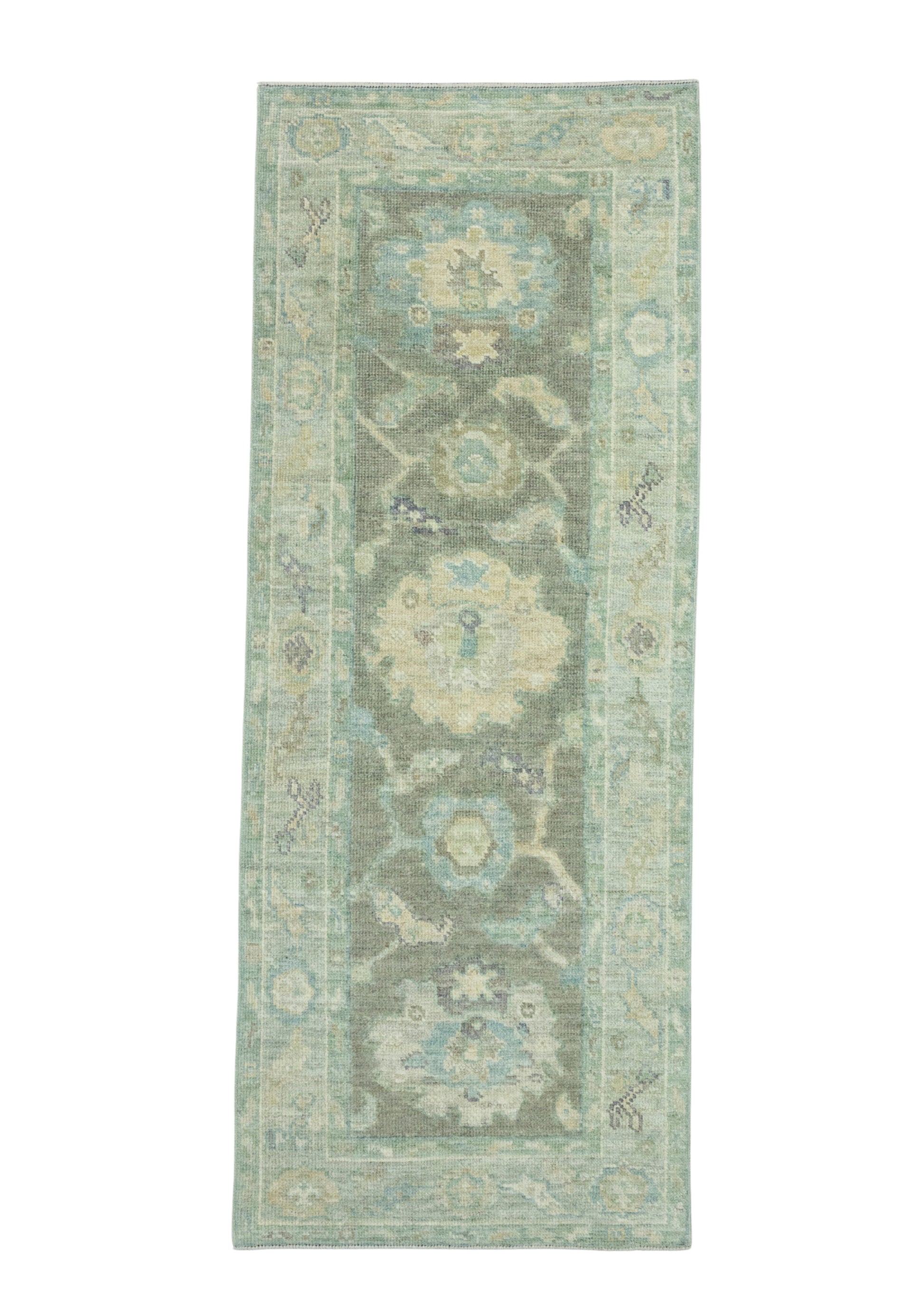 Turkish Oushak Runner Rug 2'6" x 6'7" #17546
