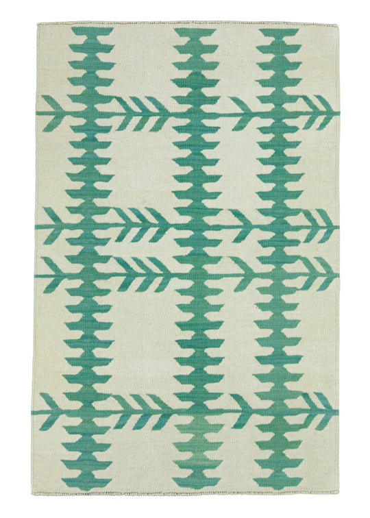 Turkish Kilim Oriental Handmade Flatweave 2'11" x 4'5" #18159