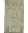 Turkish Mini Rug Oriental Hand Knotted Vintage Rug 1'6" x 2'11" #16671