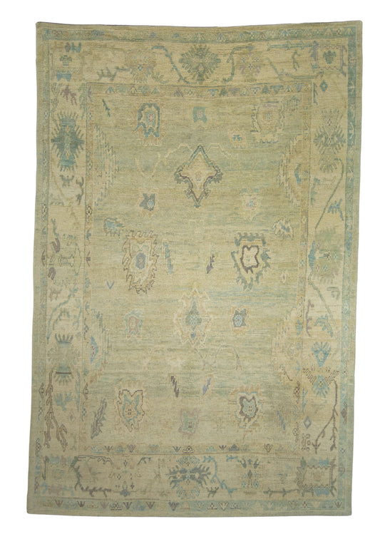 Turkish Oushak Rug 9'9" x 14'9" #18555