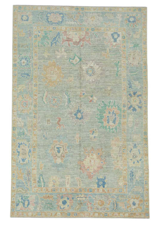 Turkish Oushak Rug 5'9" x 8'10" #17349