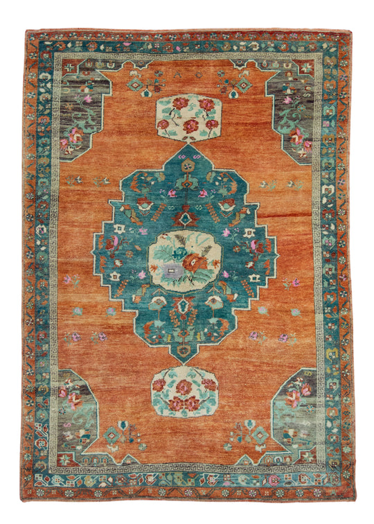 Turkish Vintage Rug 5'4" x 7'7" #17950