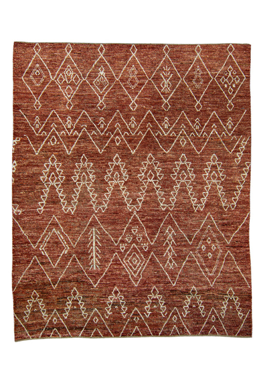 Hand Knotted Modern Rug 9'1" x 11'2" #1000