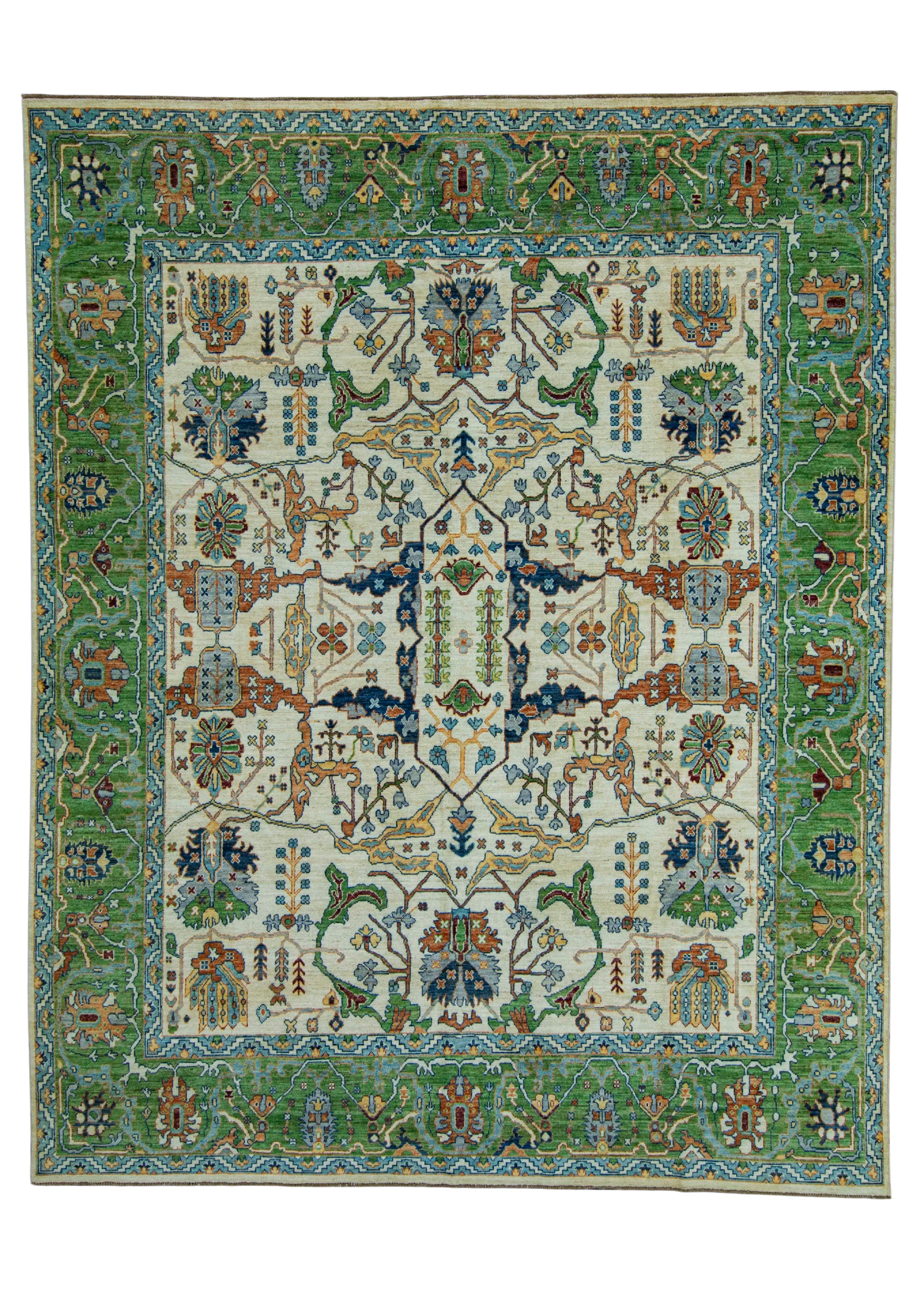 Oriental Hand Knotted Rug 9'1" x 11'5" #20647