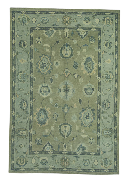 Turkish Oushak Rug 6'1" x 9'1" #19162