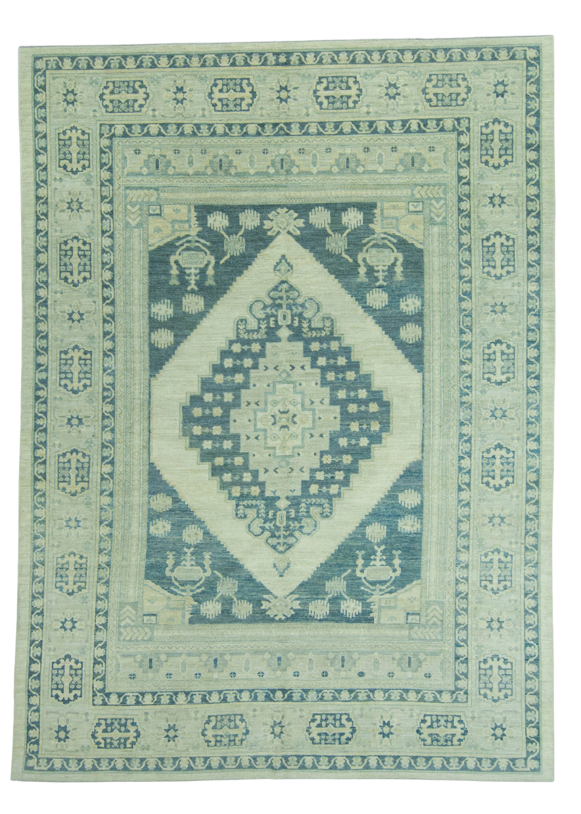 Turkish Oushak Antique Look Rug 9'6" x 13' #20082