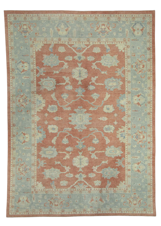 Turkish Oushak Rug 8'8" x 11'11" #18618