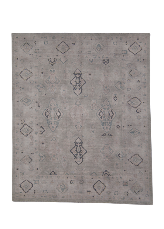 Turkish Oushak Rug 8'4" x 10'3" #8045