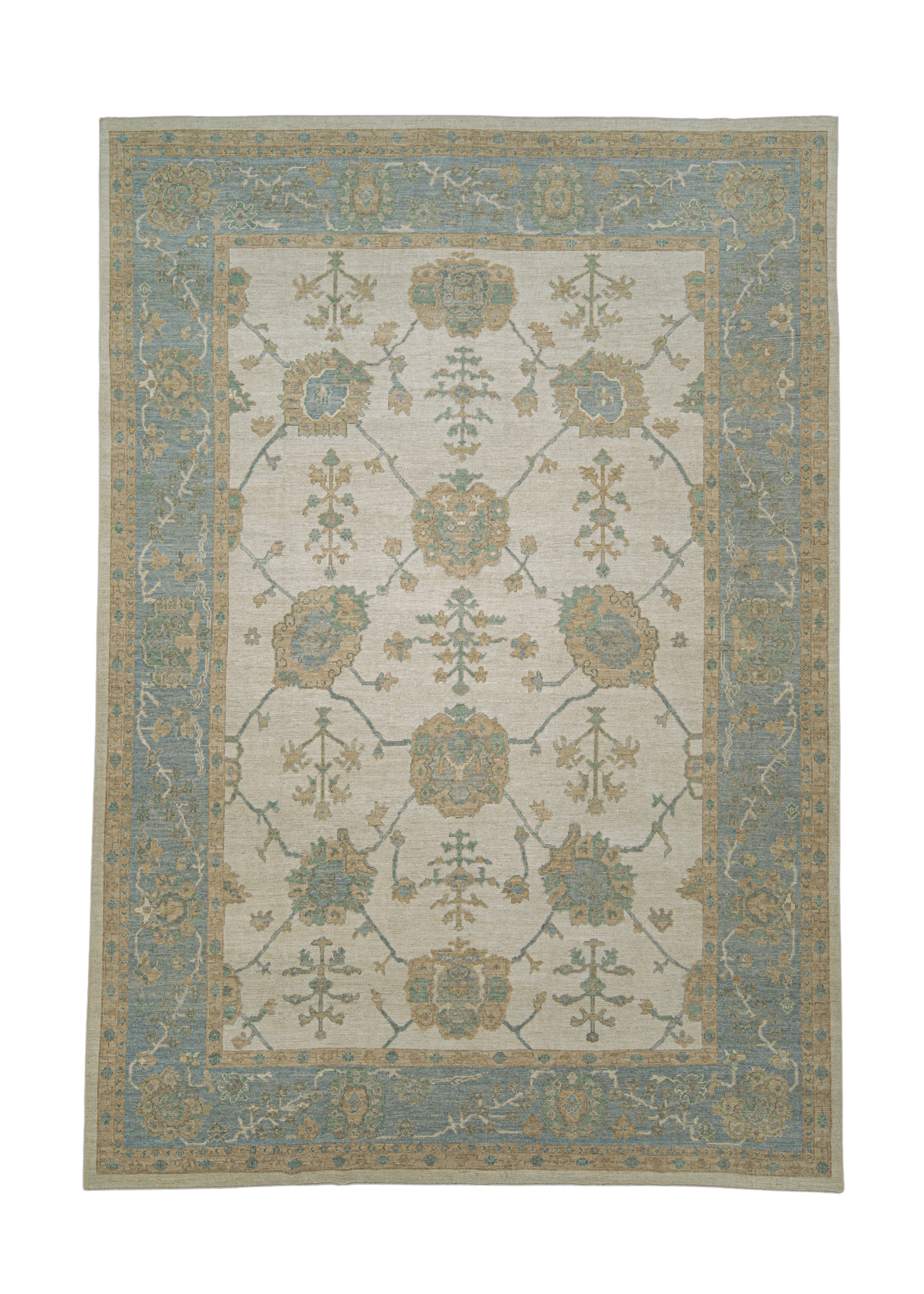 Turkish Oushak Rug 9'10" x 13'11" #11952