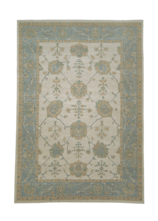 Turkish Oushak Rug 9'10" x 13'11" #11952