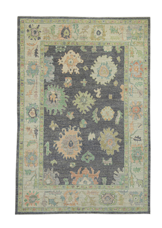 Turkish Oushak Rug 6'1" x 8'11" #16500