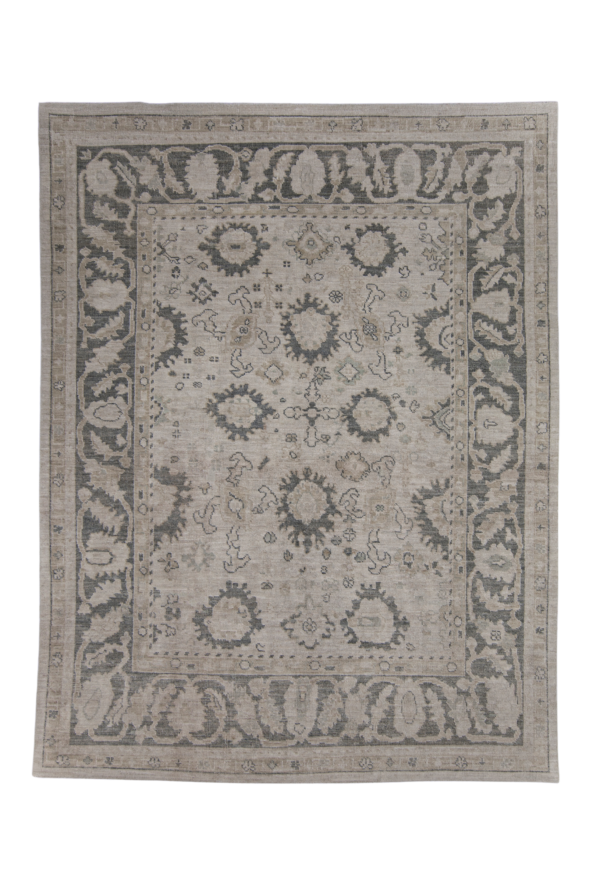 Turkish Oushak Rug 7'6" x 9'8" #11024