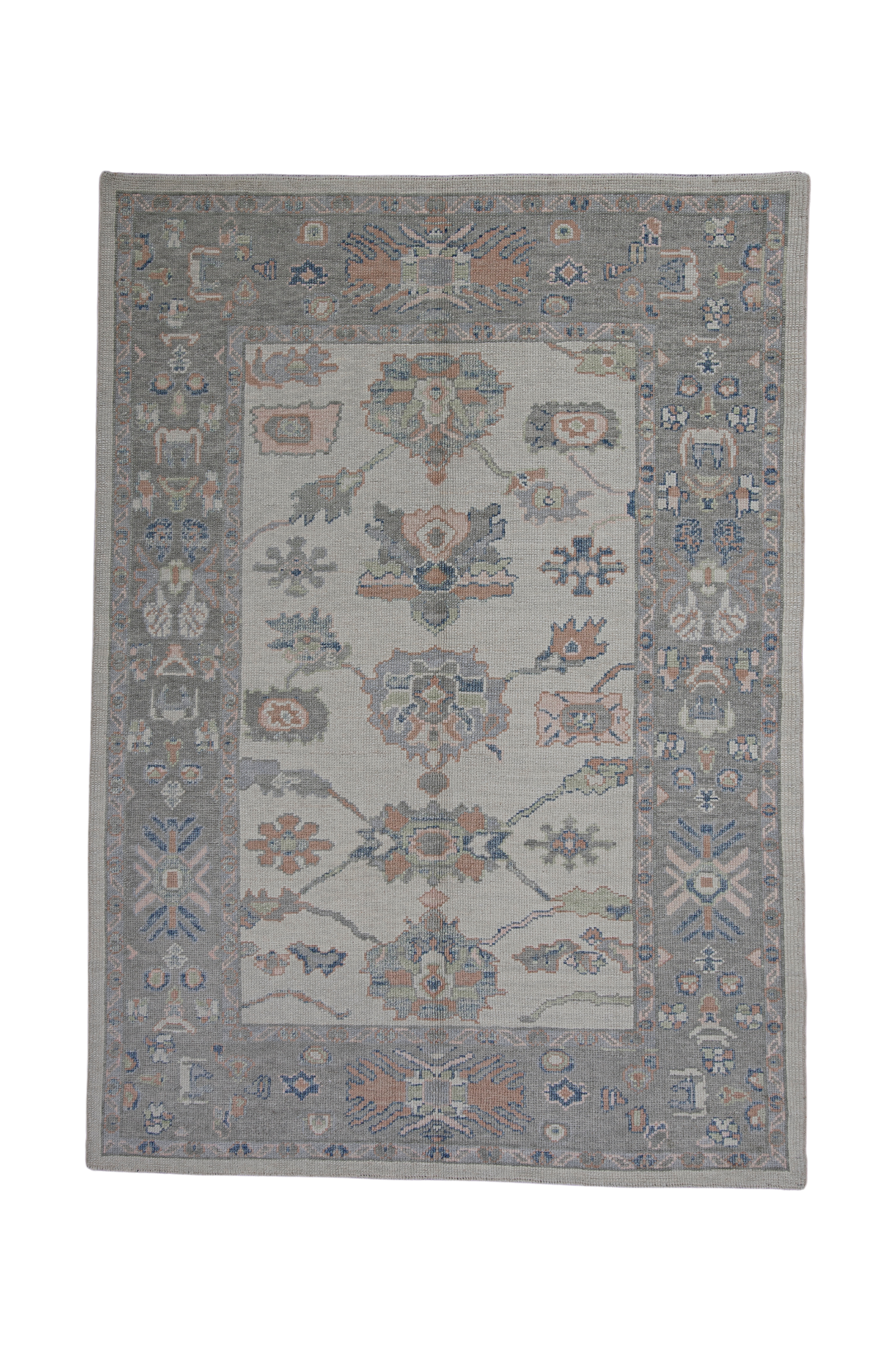 Turkish Oushak Rug 5' x 7' #7992