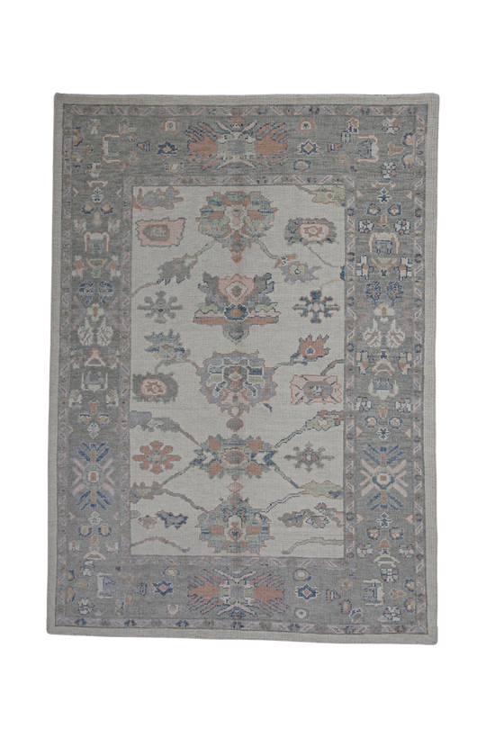Turkish Oushak Rug 5' x 7' #7992