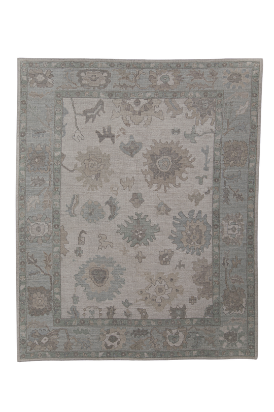 Turkish Oushak Rug 8'8" x 10'7" #11789