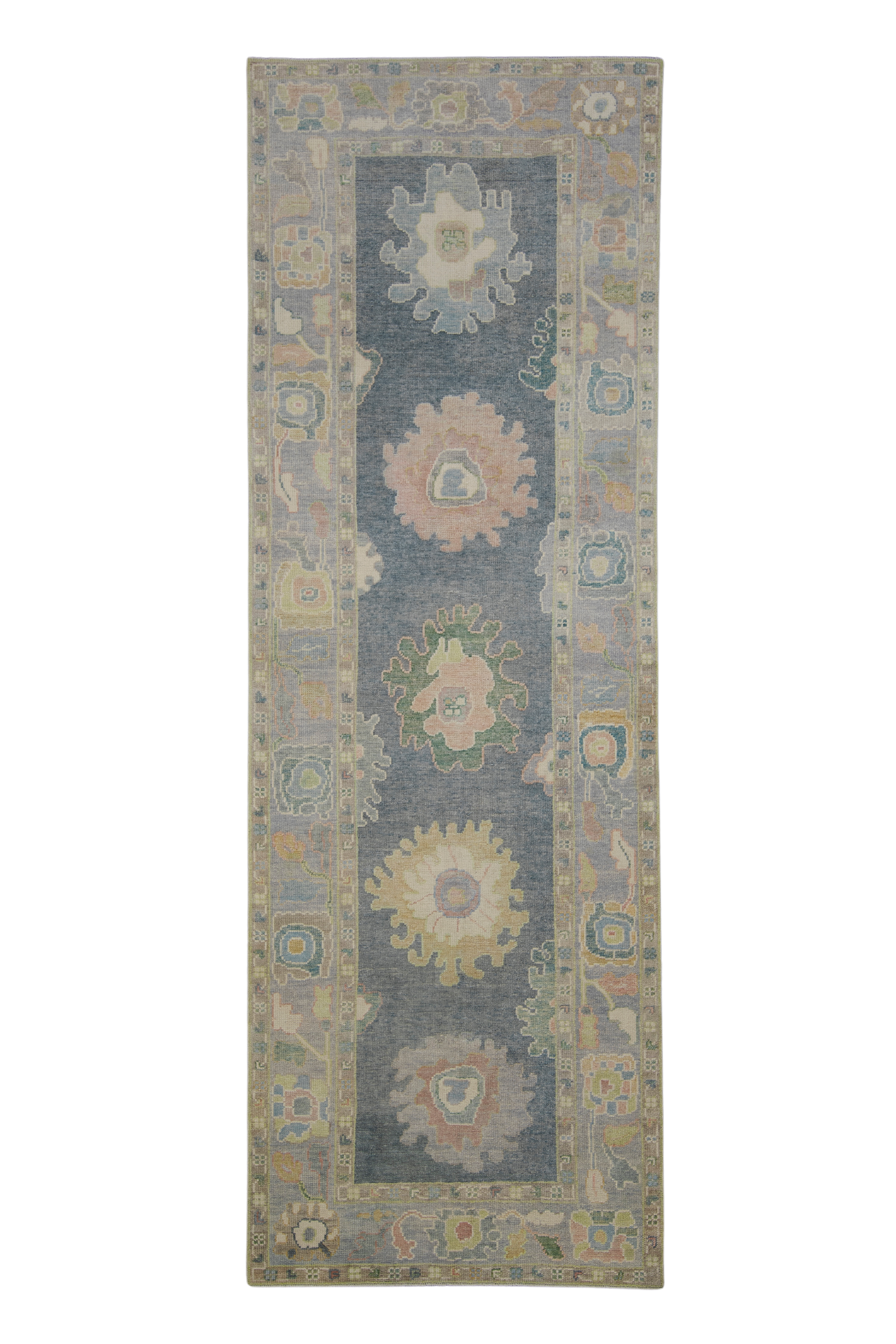 Turkish Oushak Rug 3'10" x 11'5" #12084