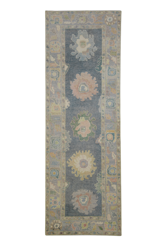 Turkish Oushak Rug 3'10" x 11'5" #12084