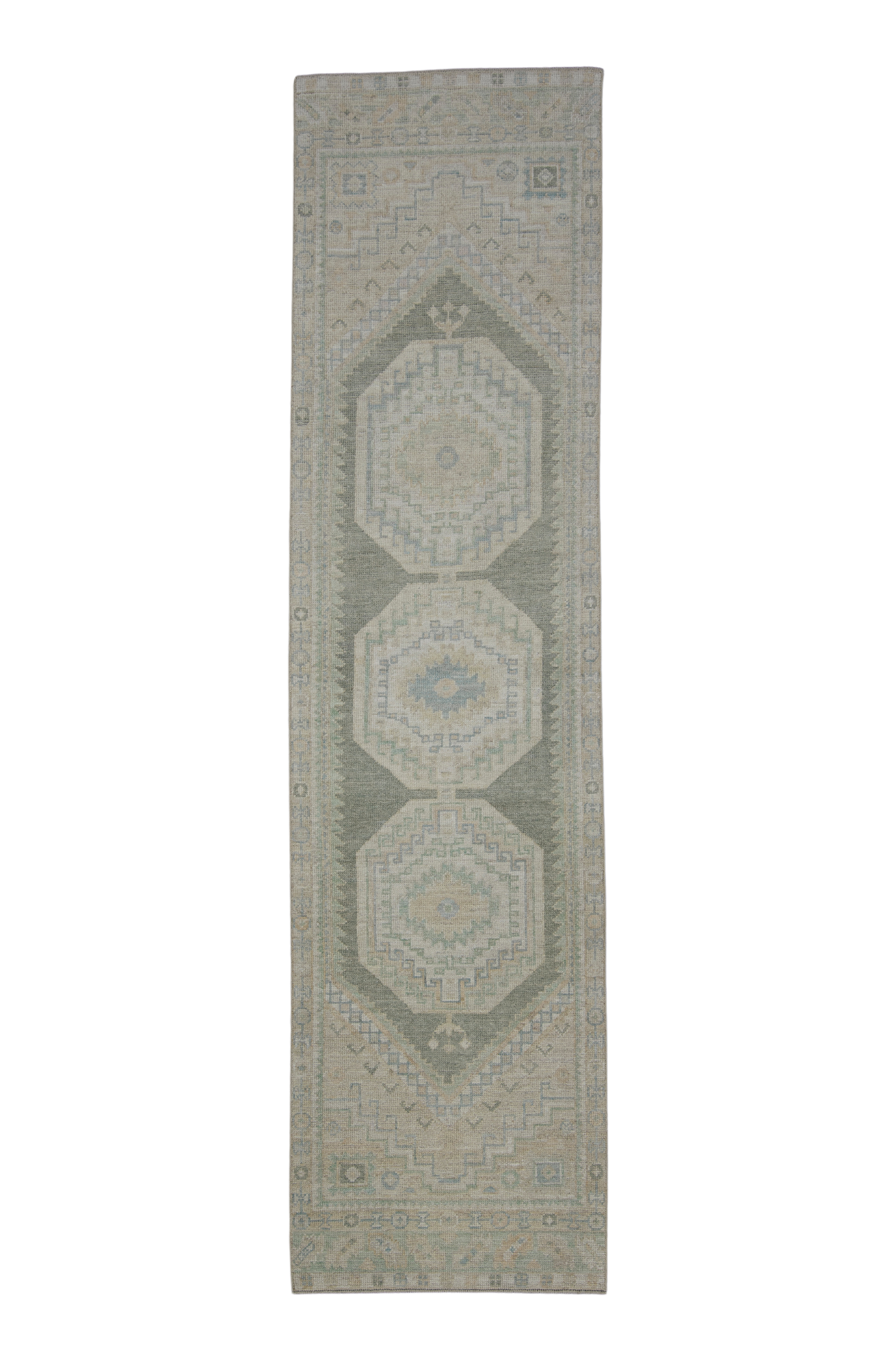 Turkish Oushak Rug 2'10" x 11'1" #11675