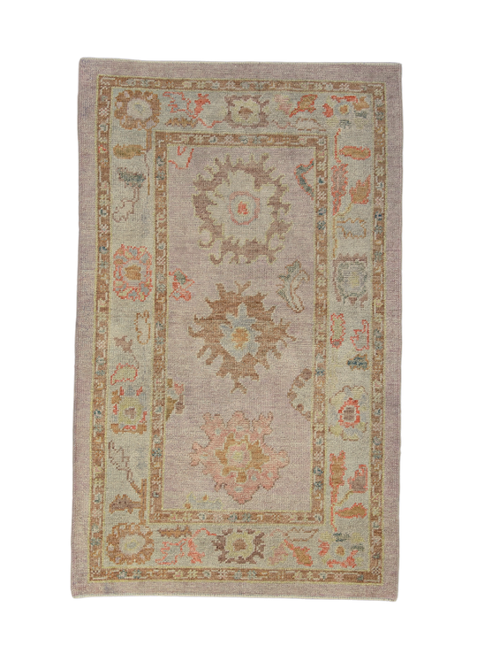 Turkish Oushak Rug 3'1" x 5' #2296
