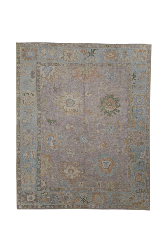Turkish Oushak Rug 7'10" x 9'8" #12065