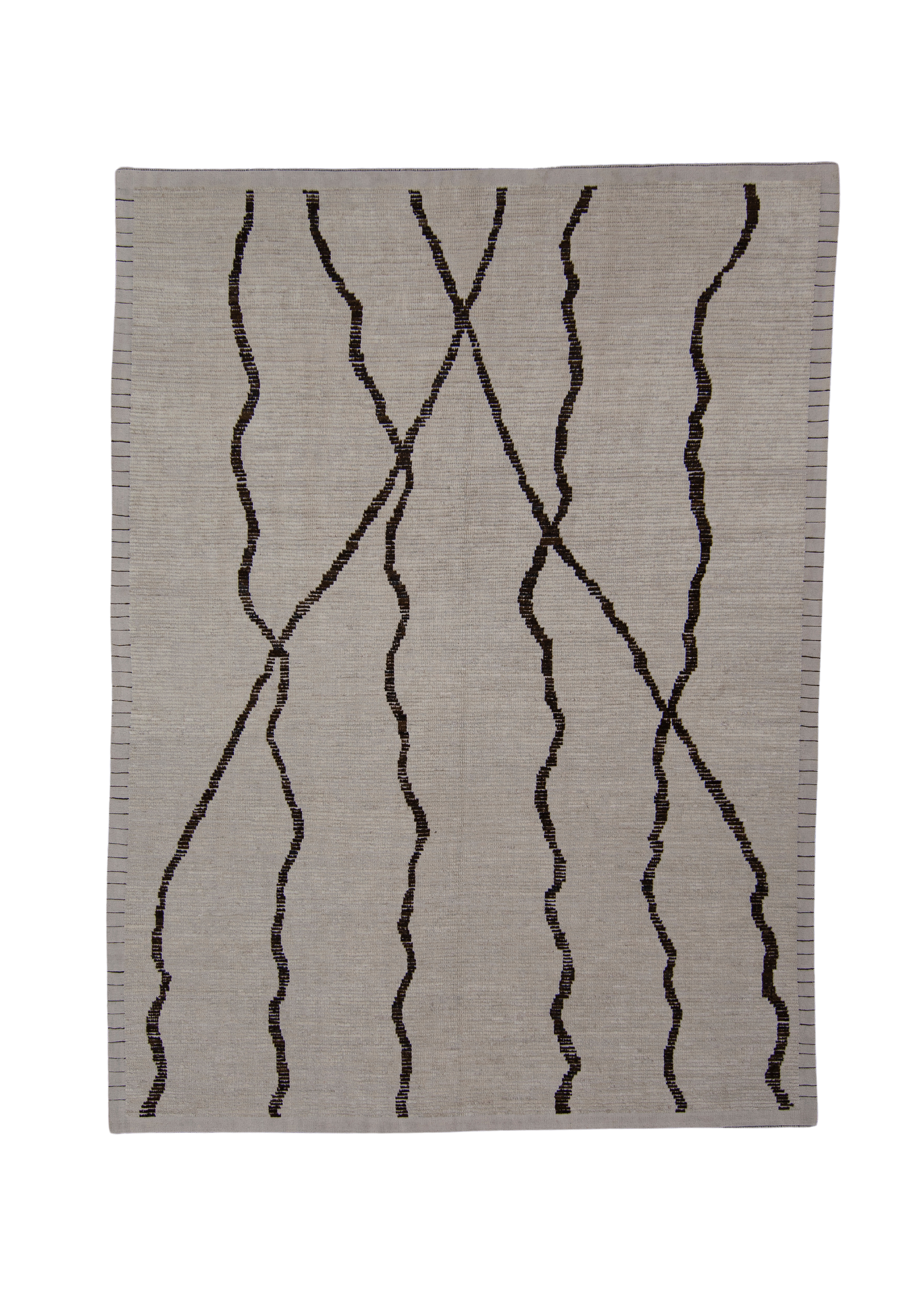 Turkish Tulu Rug Hand Knotted Rug 7'11" x 10'3" #10795