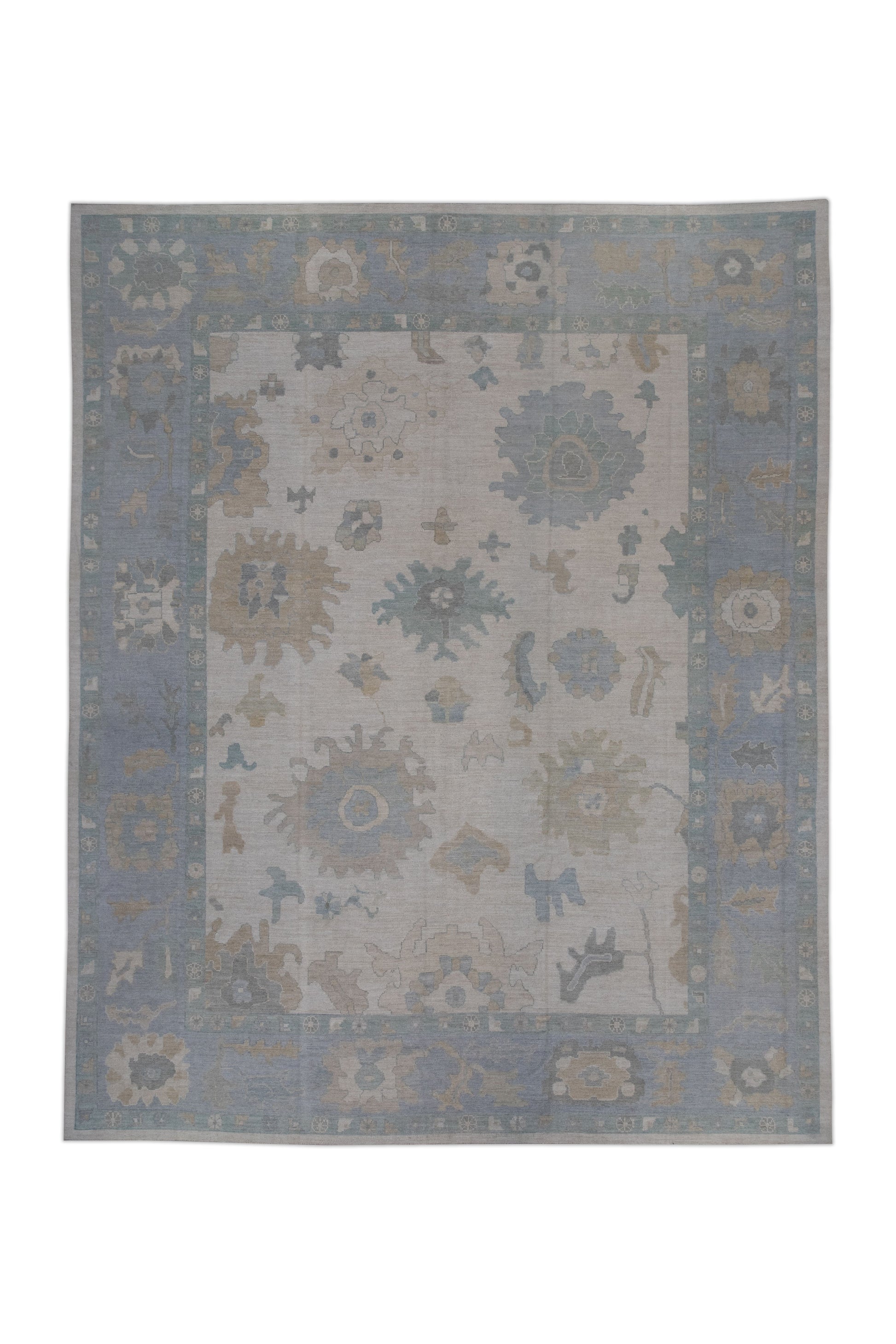 Turkish Oushak Rug 12'4" x 15'4" #11388