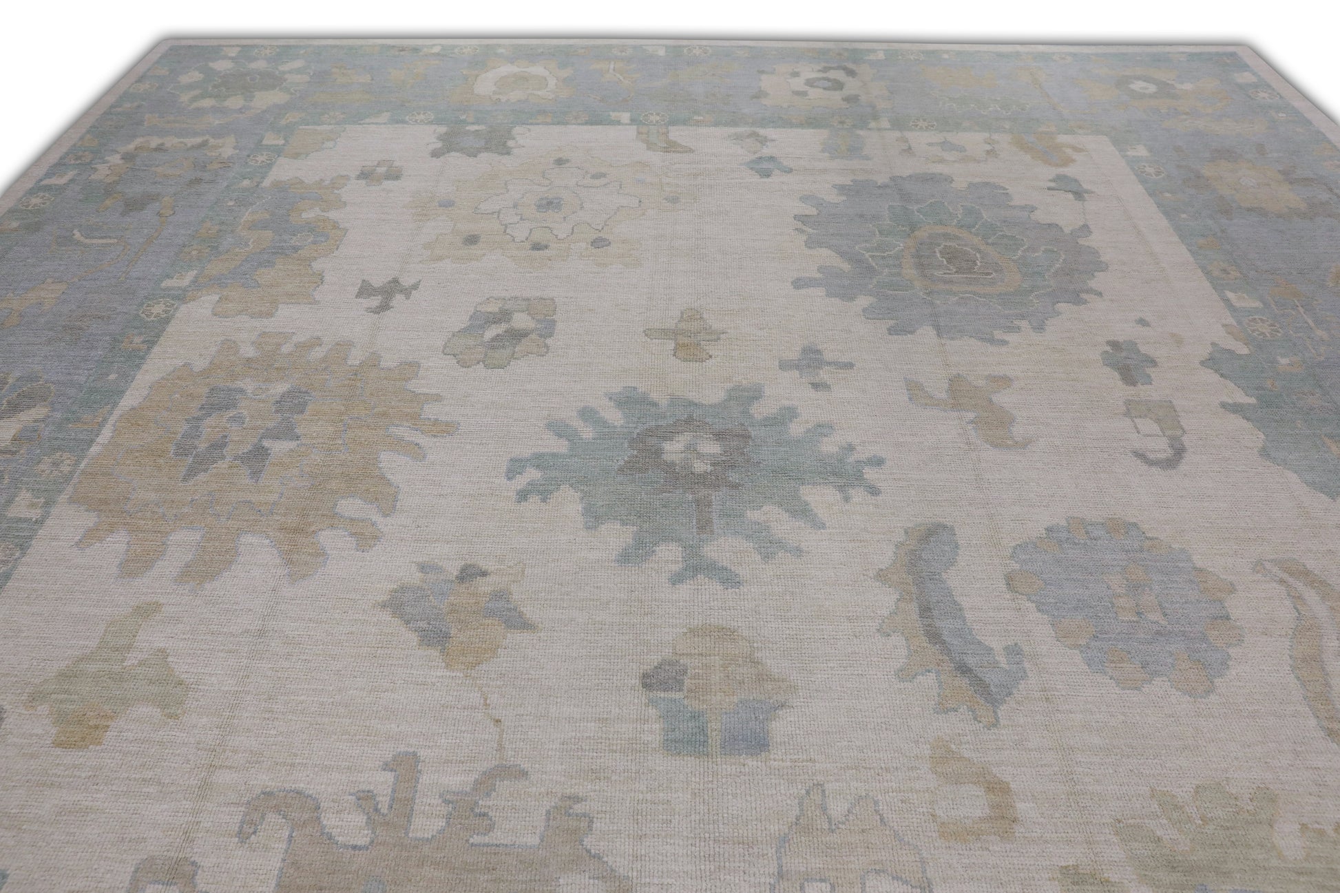 Turkish Oushak Rug 12'4" x 15'4" #11388