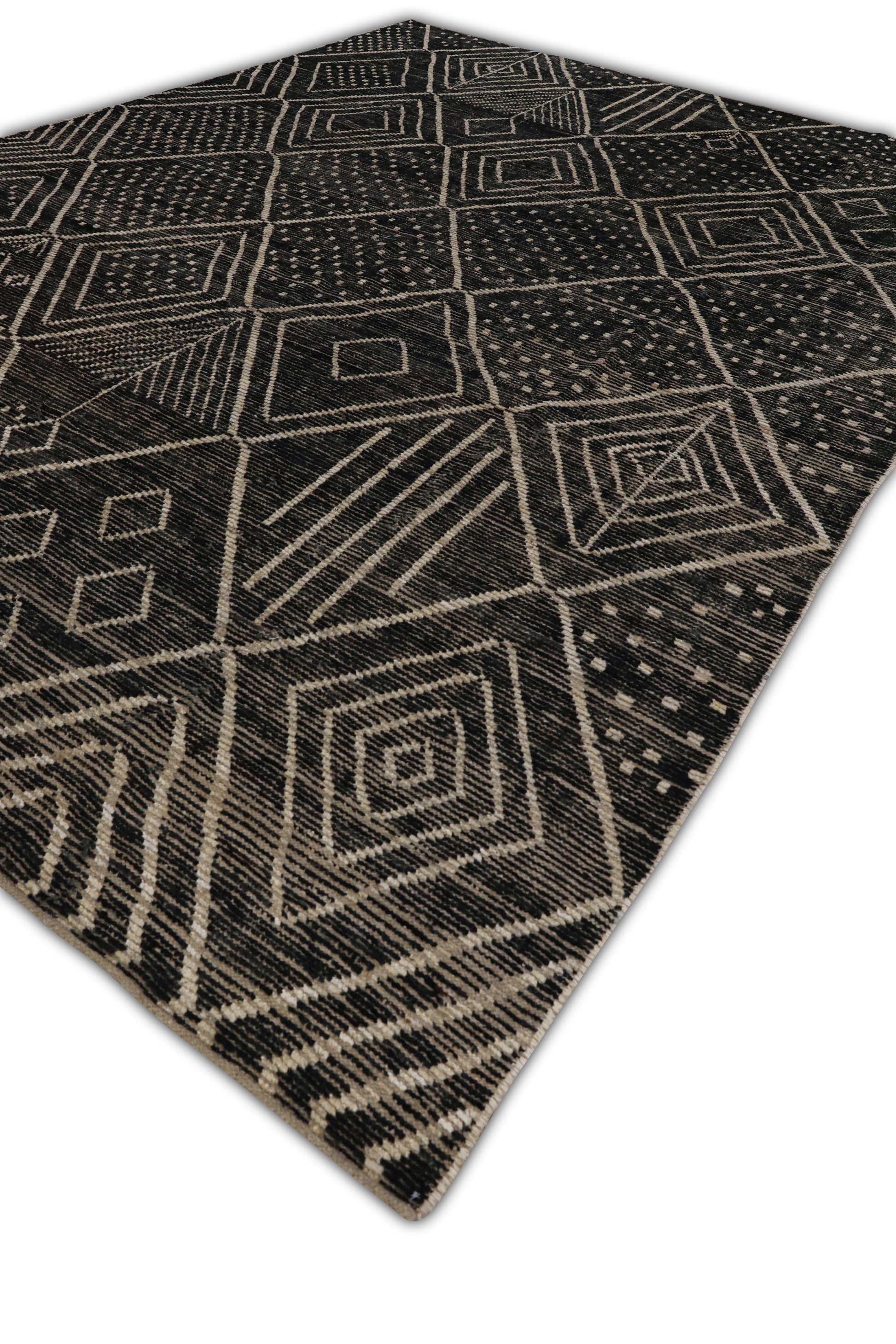 Oriental Hand Knotted Rug 10'1" x 13'7" #101 Moroccan