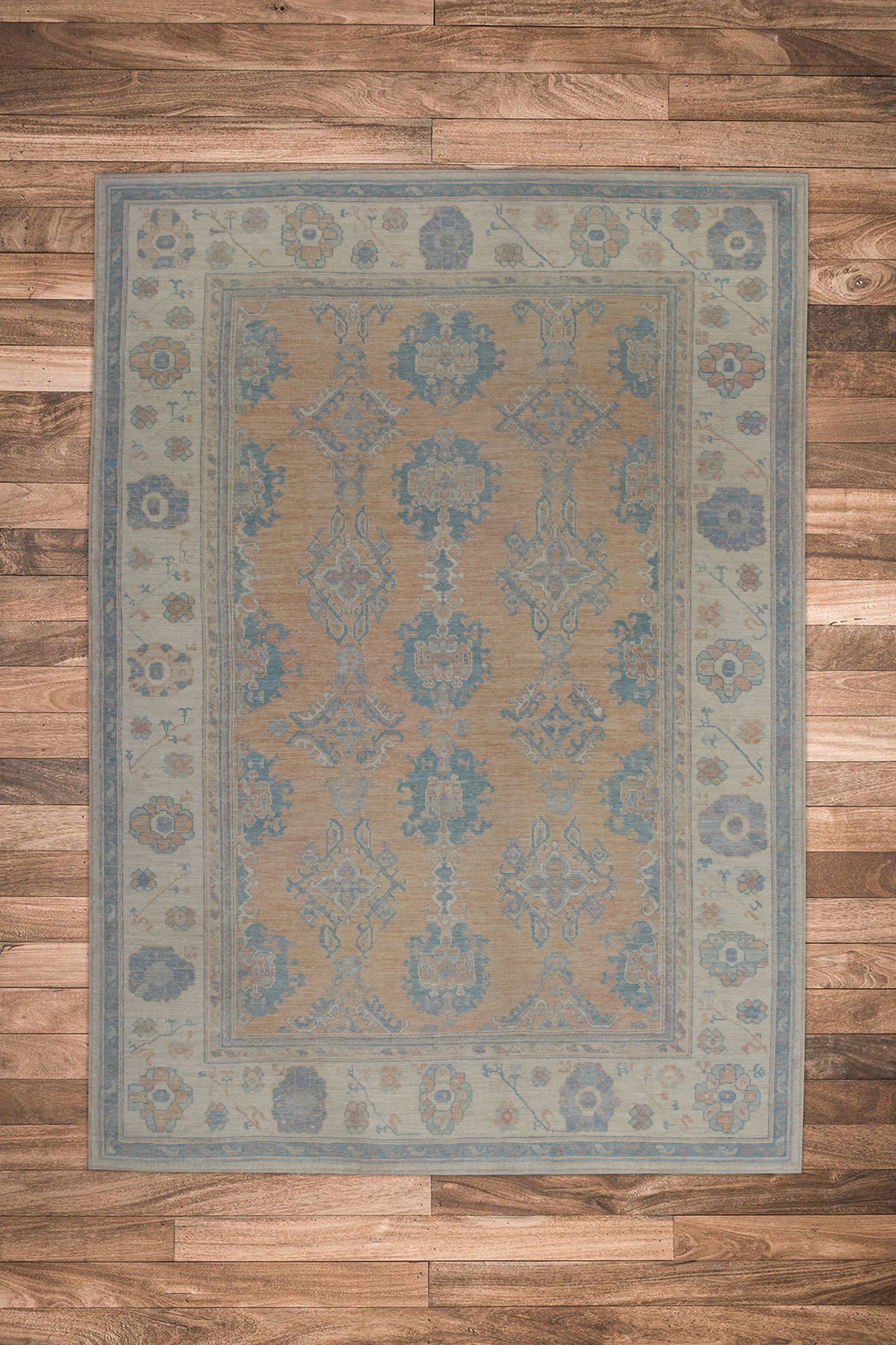 Turkish Oushak Rug 9'11" x 13'6" #11319