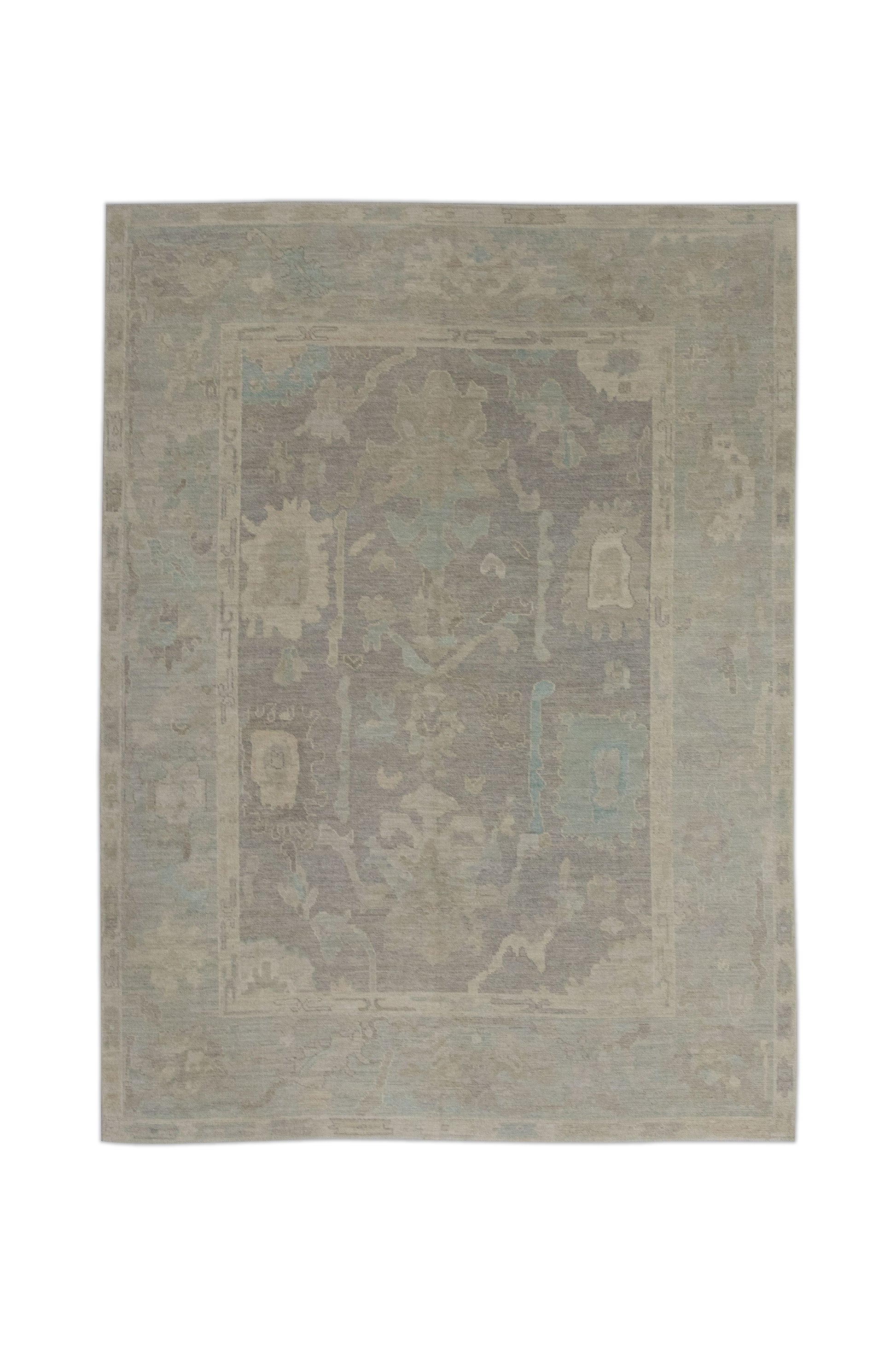 Turkish Oushak Rug 7'8" x 9'11" #11317