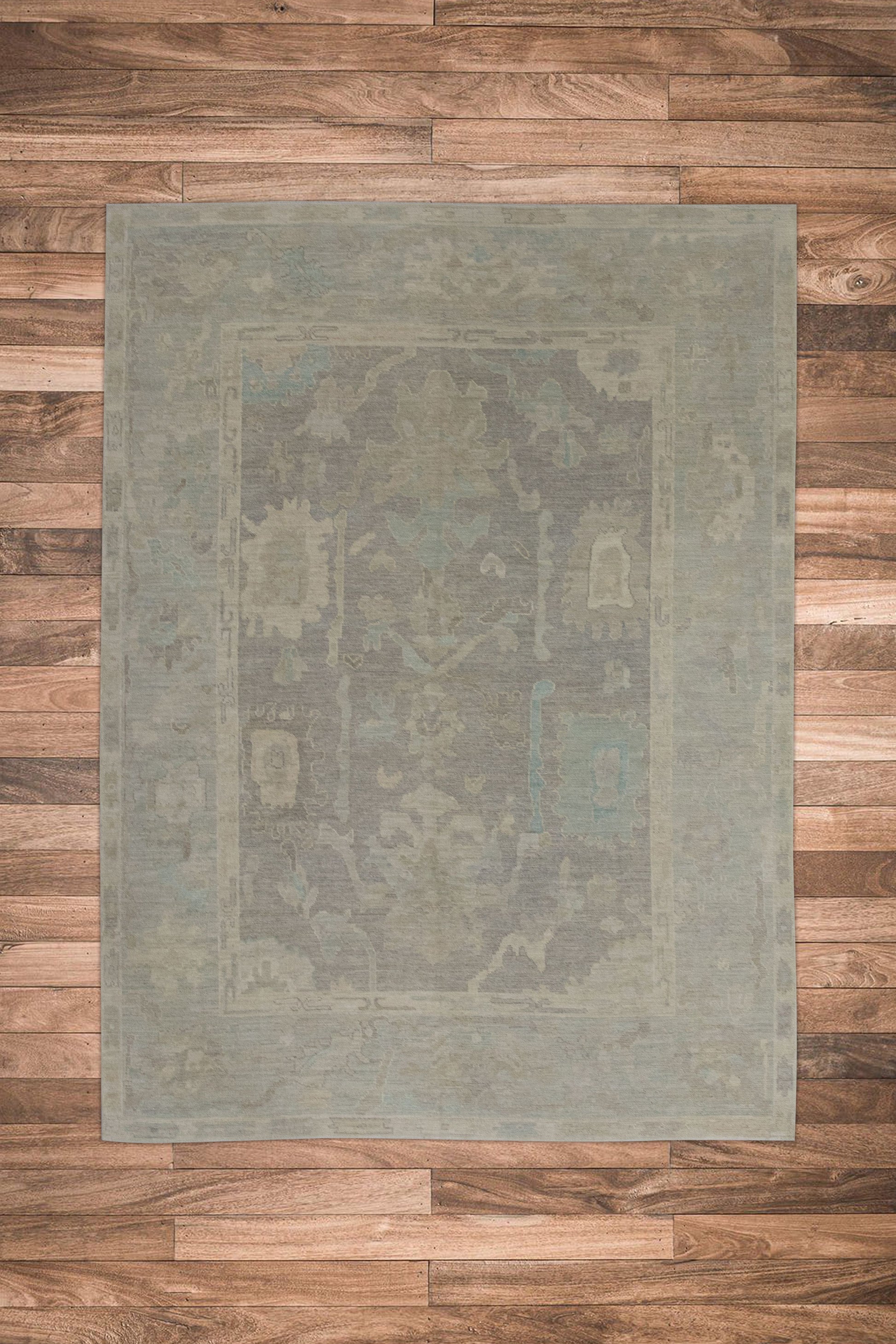 Turkish Oushak Rug 7'8" x 9'11" #11317