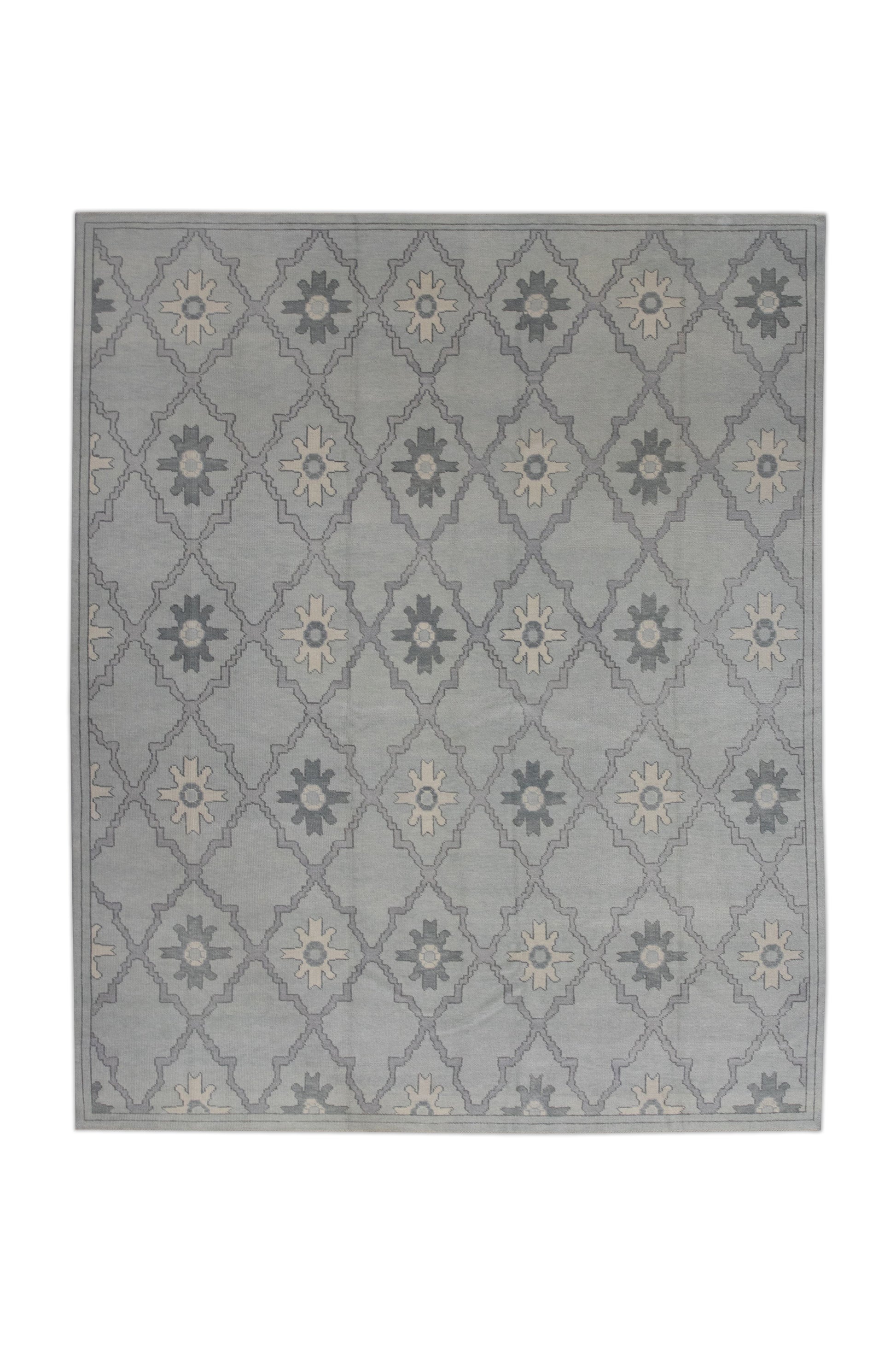 Turkish Oushak Rug 9'5" x 12'1" #11445
