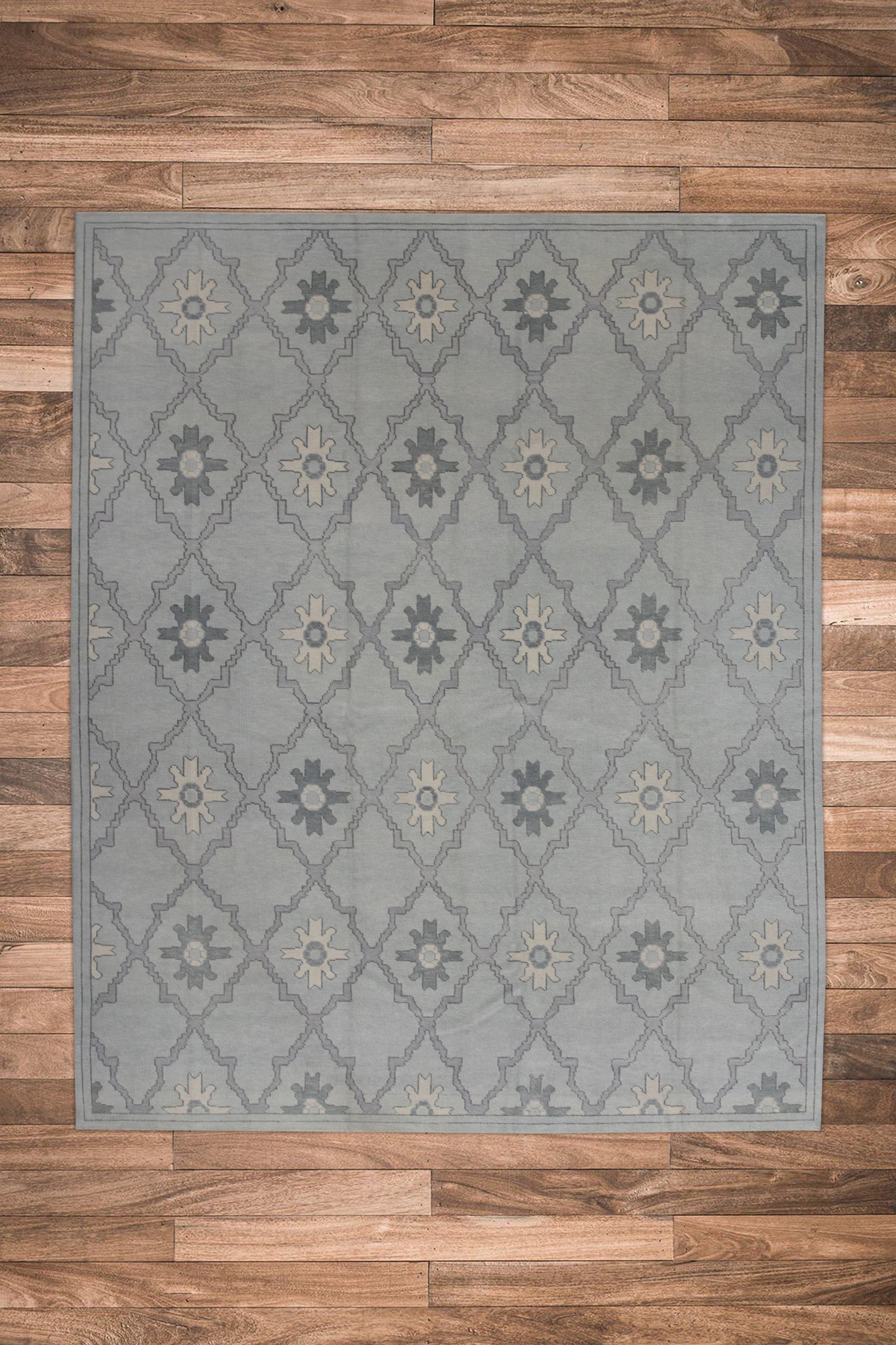 Turkish Oushak Rug 9'5" x 12'1" #11445