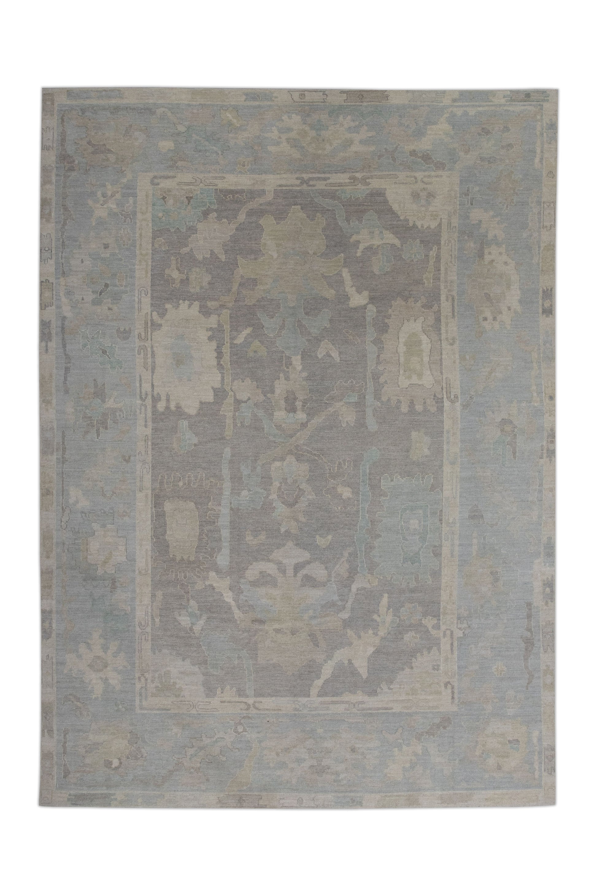 Turkish Oushak Rug 9'10" x 13'11" #11321