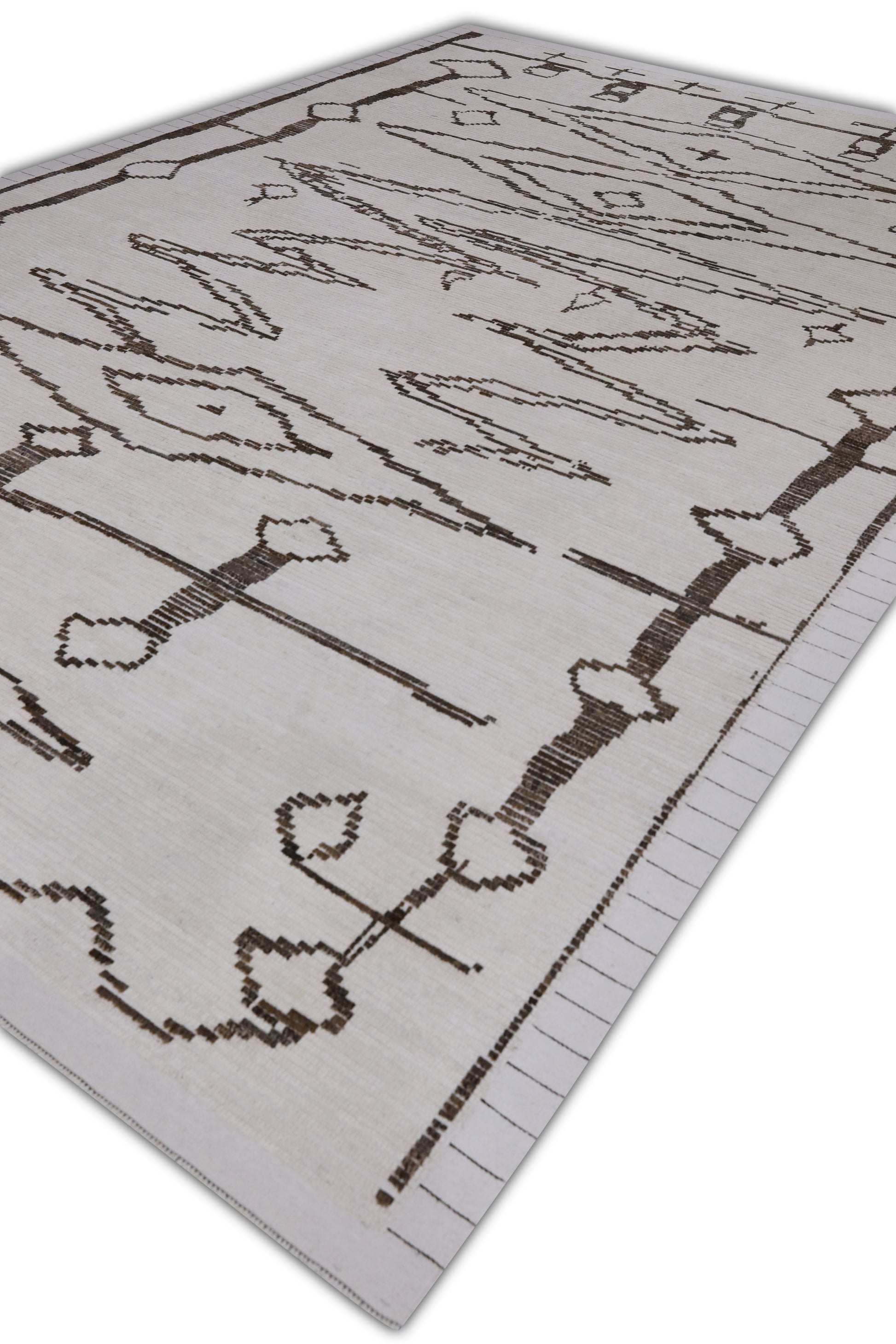 Turkish Tulu Rug Hand Knotted 9'1" x 13'3" #11349