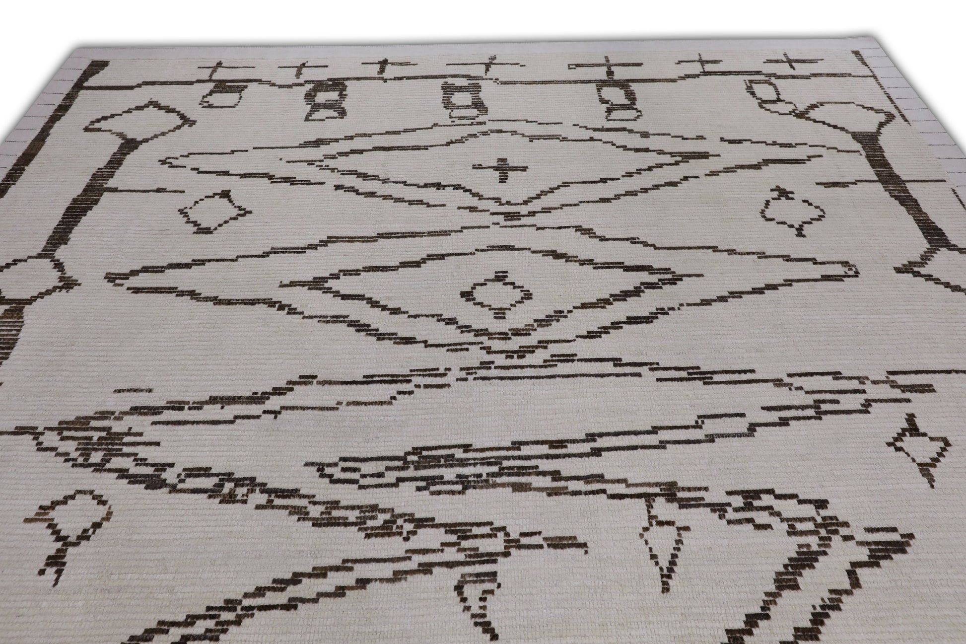 Turkish Tulu Rug Hand Knotted 9'1" x 13'3" #11349