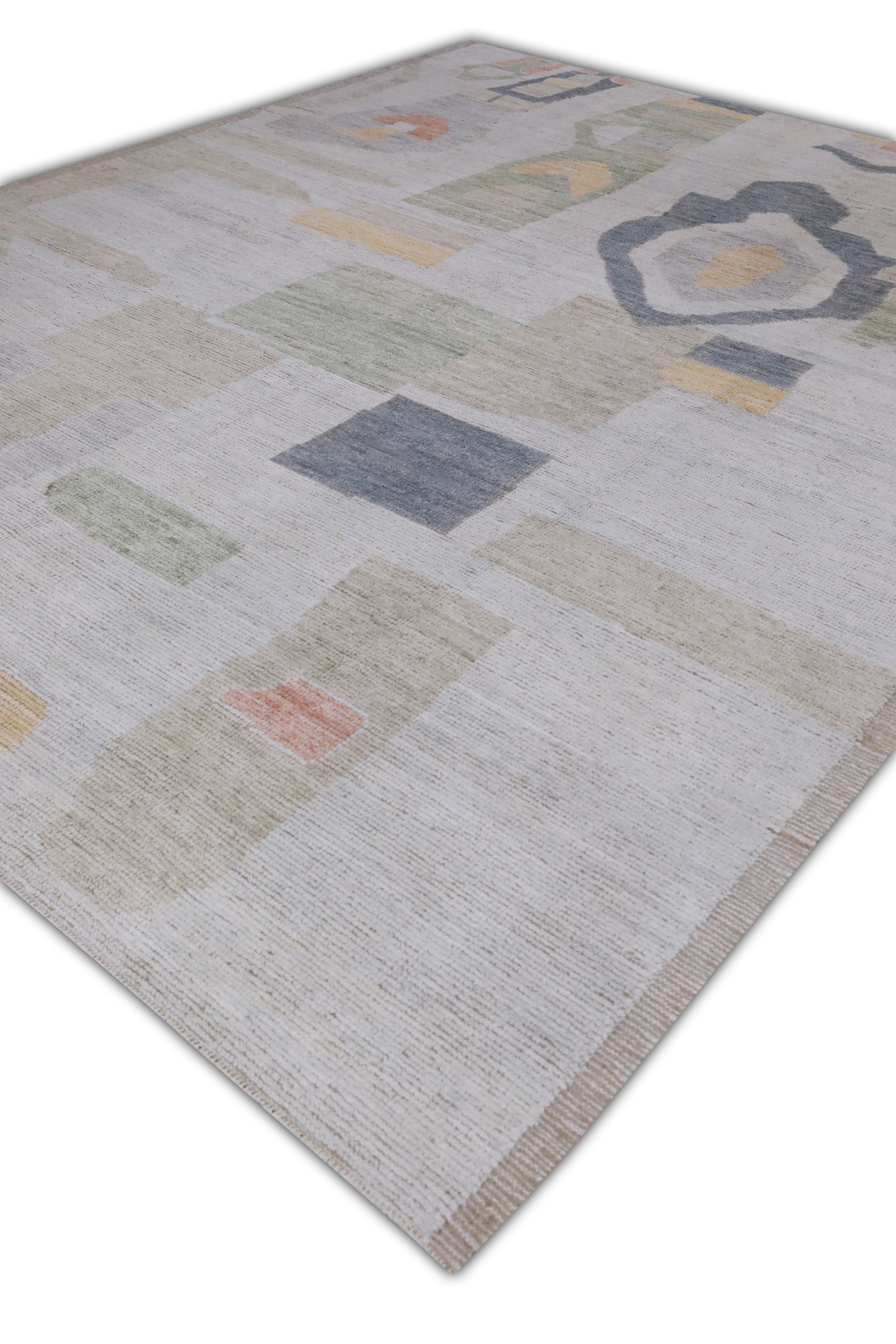 Turkish Tulu Rug Hand Knotted 9'7" x 11'8" #202
