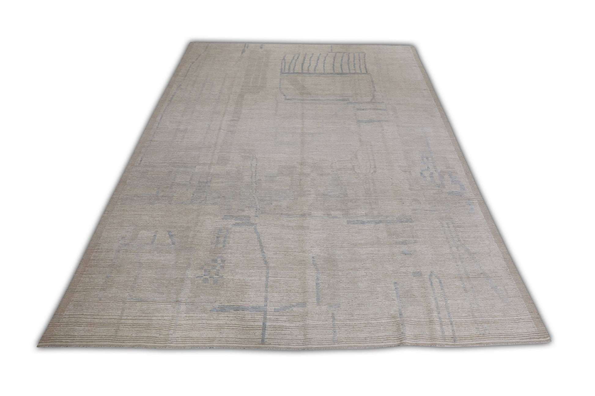 Turkish Tulu Rug Hand Knotted 10'2" x 13'8" #203