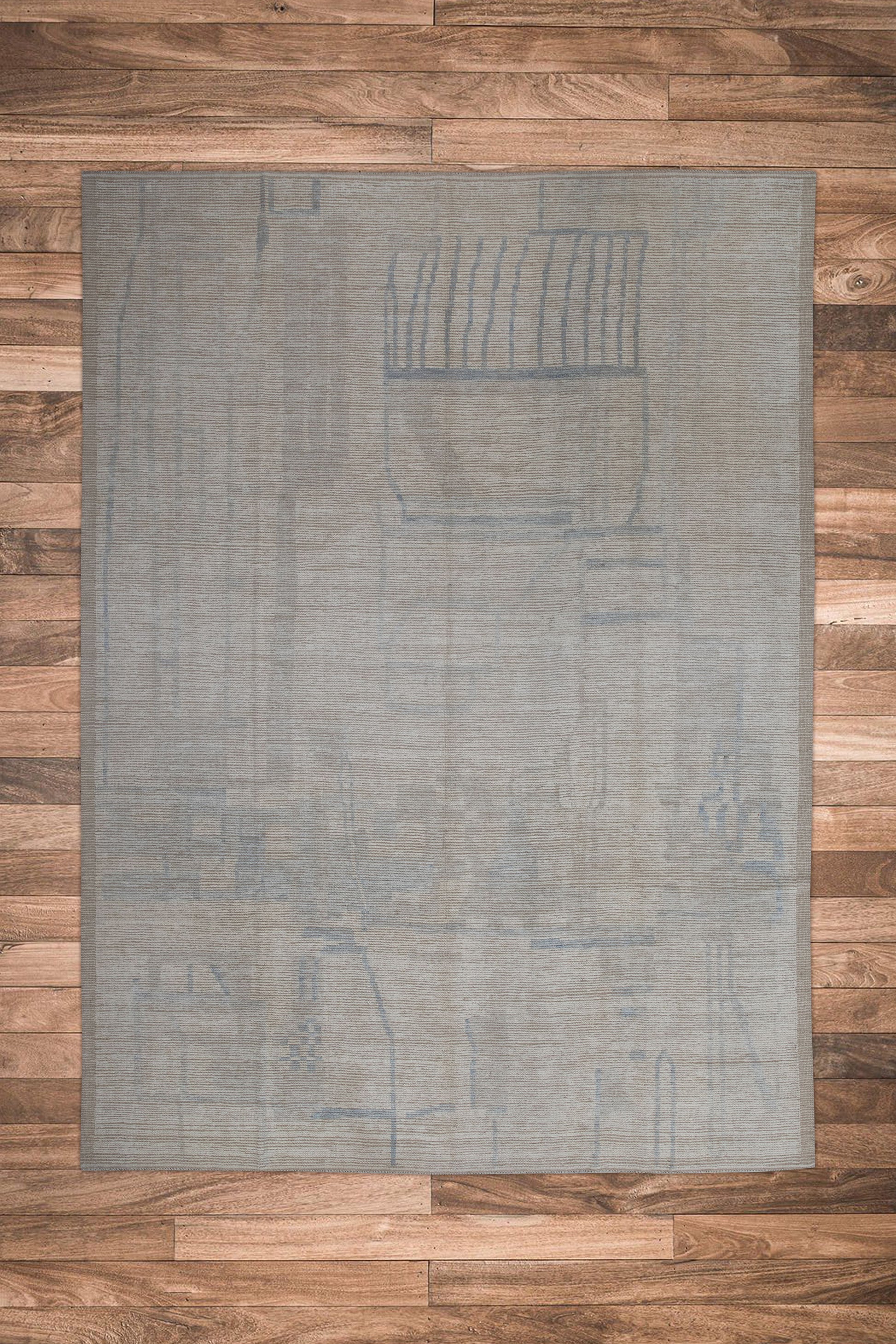 Turkish Tulu Rug Hand Knotted 10'2" x 13'8" #203